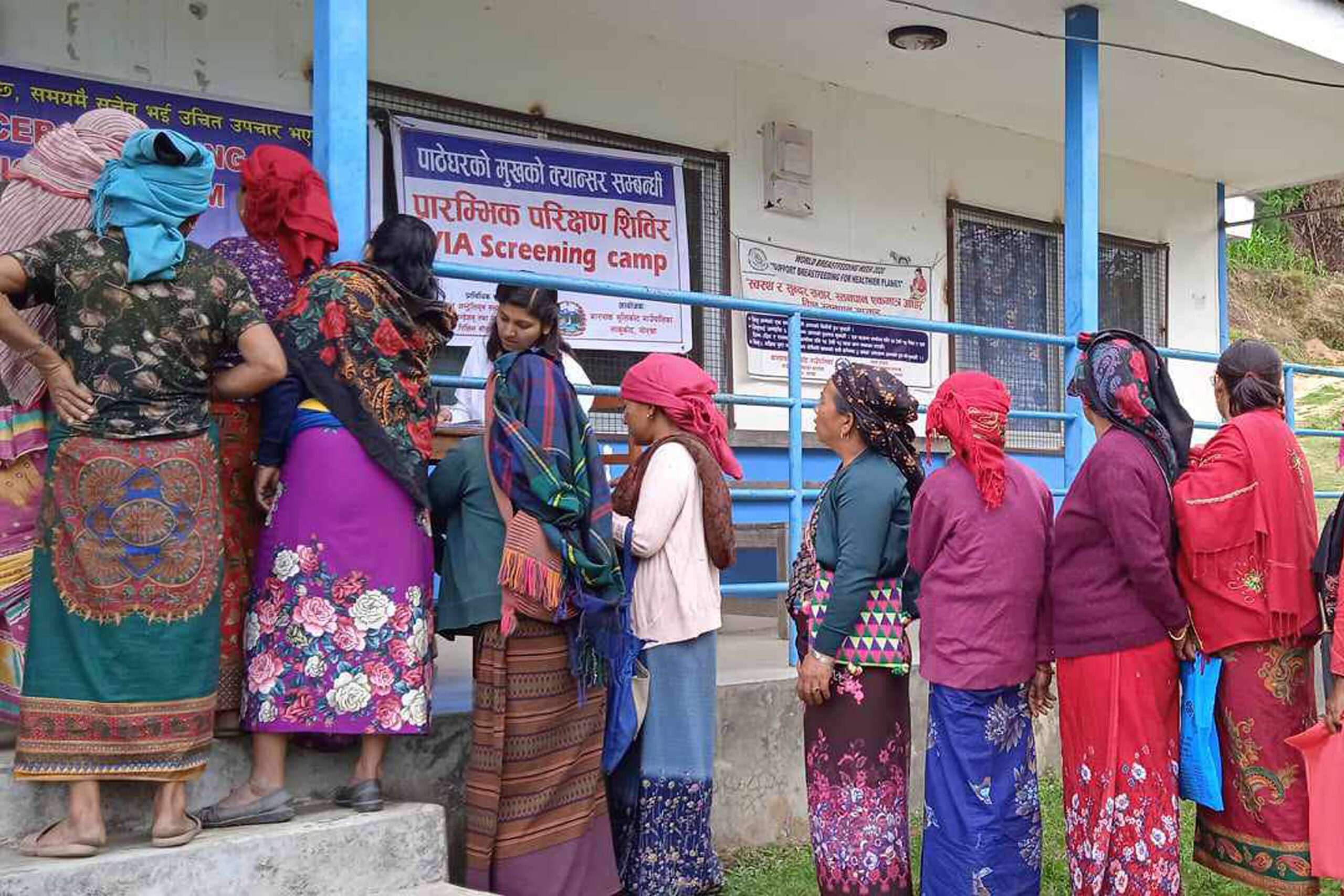 गोरखाको बारपाकमा क्यान्सरको जोखिम पहिचान गर्न स्वास्थ्य शिविर