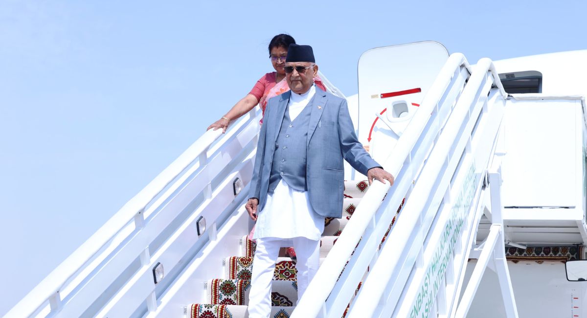 तुर्कमेनिस्तान पुगे प्रधानमन्त्री ओली