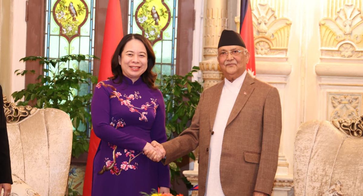 भियतनामका उपराष्ट्रपति र प्रधानमन्त्रीबीच भेटवार्ता