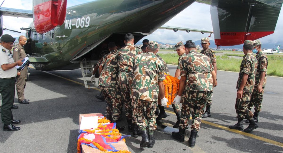 जेनजी प्रदर्शनमा मृत्यु भएका छ जनाको शव सेनाको सहयोगमा सम्बन्धित जिल्लामा पुर्‍याइयो