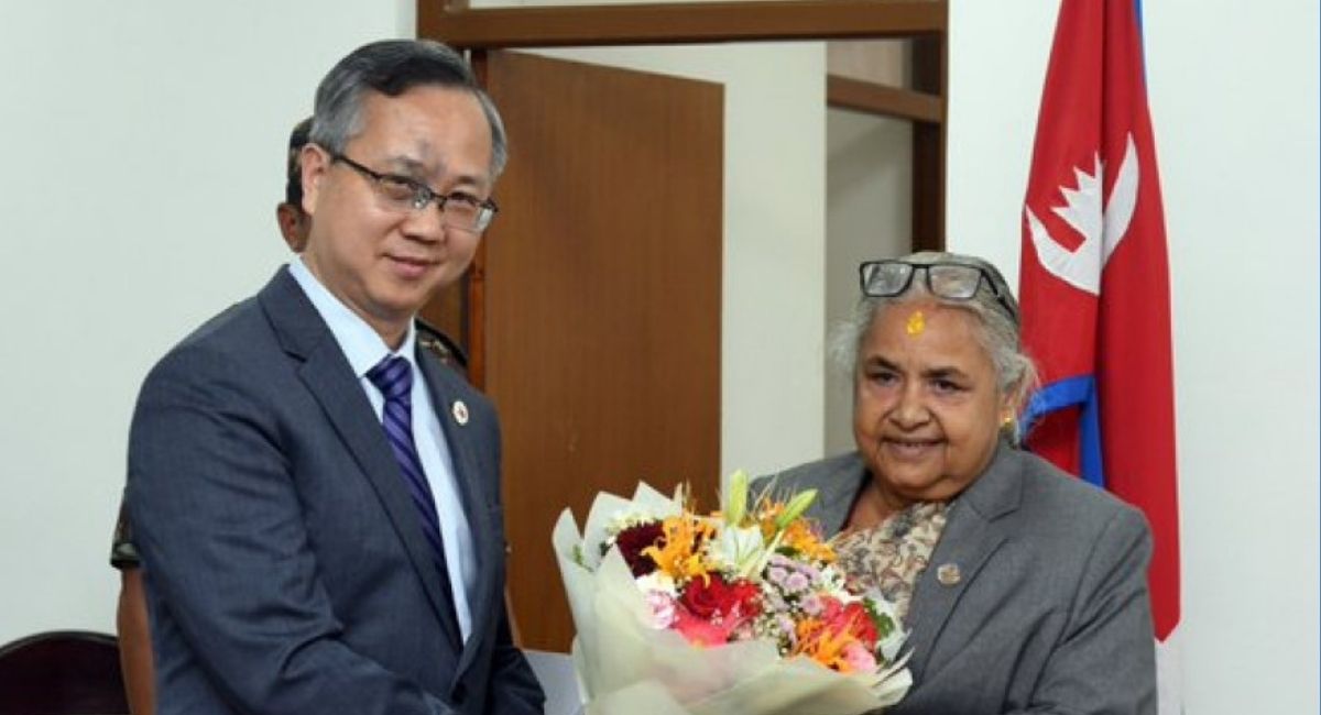 प्रधानमन्त्री कार्कीसँग चिनियाँ राजदूतको भेटवार्ता