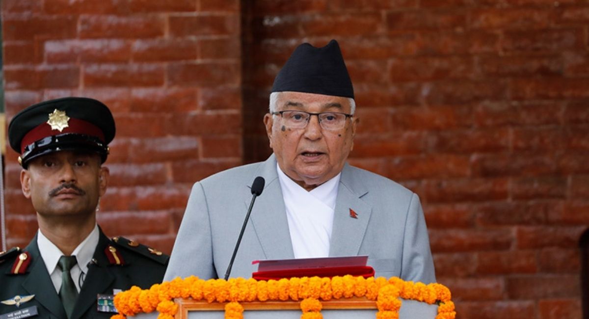 निर्धारित समयमै निर्वाचन सम्पन्न गर्ने भूमिका खेल्न राष्ट्रपतिको आह्वान