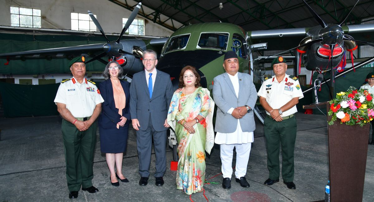 अमेरिकाद्वारा नेपाली सेनालाई स्काई ट्रक हस्तान्तरण