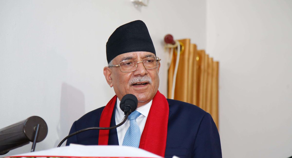 वर्तमान सरकार दलाल र बिचौलियाको धाकधम्कीबाट बनेको हो : प्रचण्ड