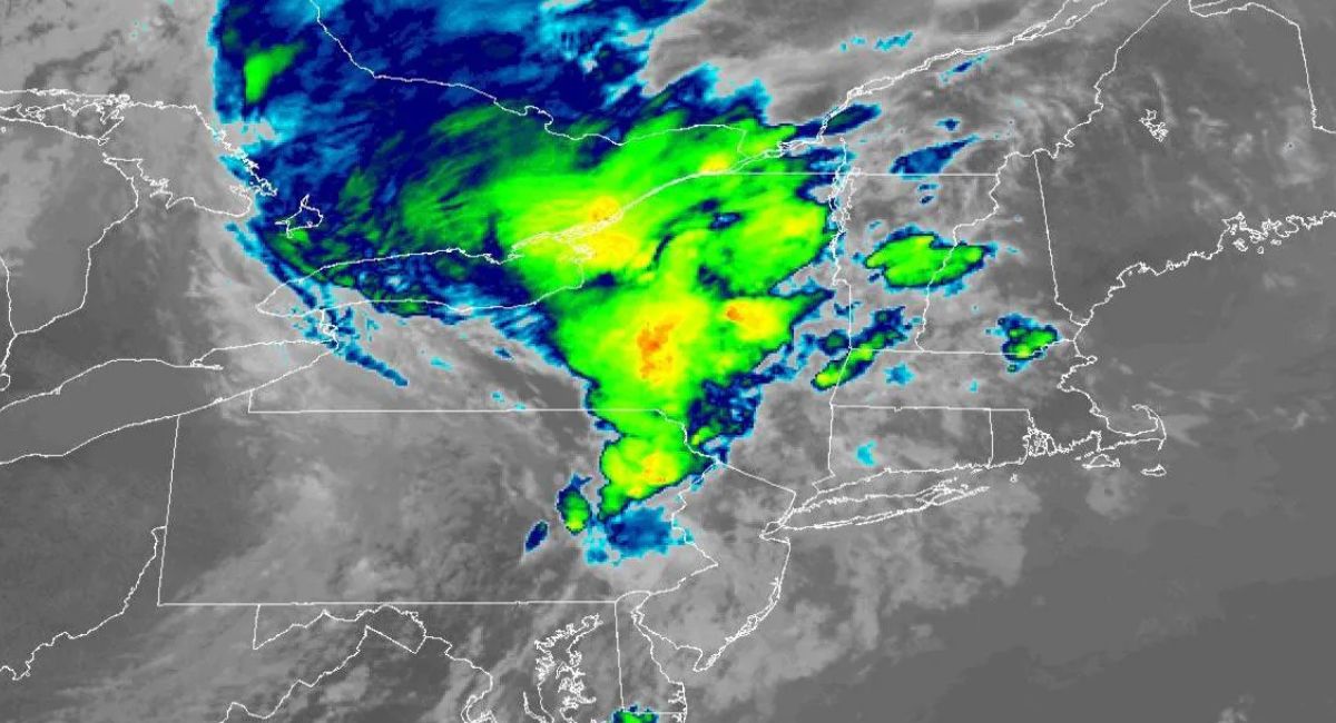 शनिबार दिउँसो न्यूयोर्क क्षेत्रमा भीषण वर्षासहितको आँधीको सम्भावना