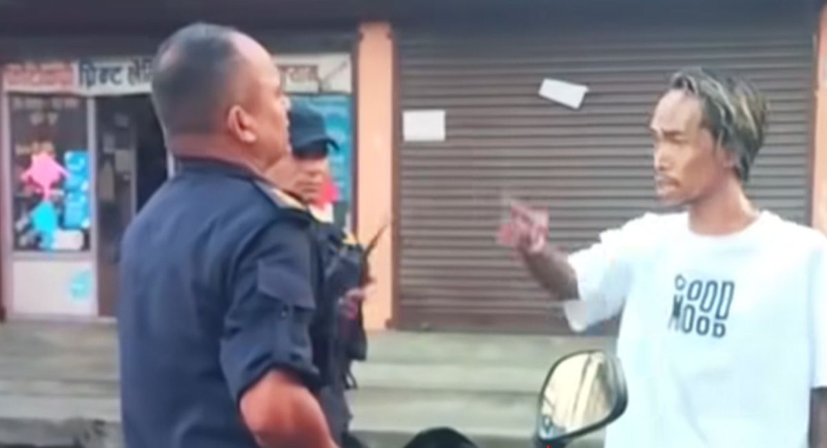 ड्युटीमा खटिएका प्रहरीलाई दुर्व्यवहार गर्ने युवक पक्राउ