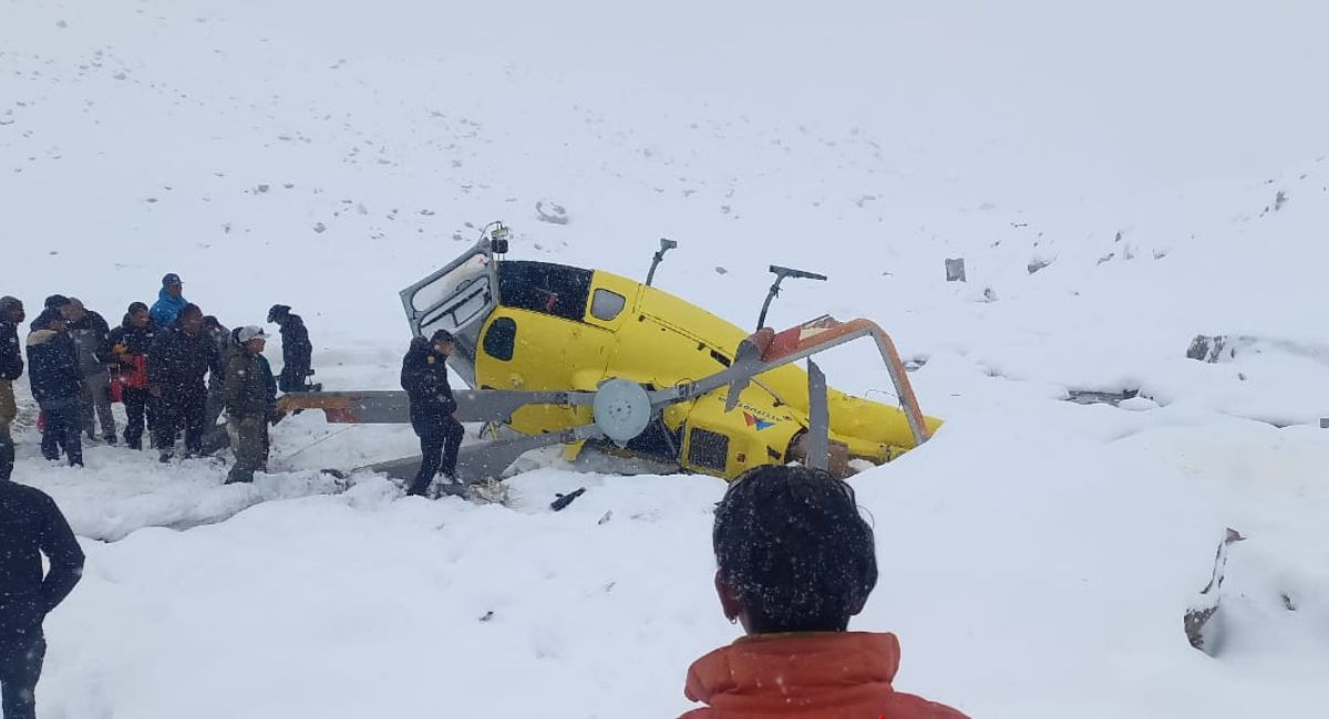 सोलुखुम्बुमा अल्टिच्युड एयरको हेलिकप्टर दुर्घटना, पाइलट सकुशल