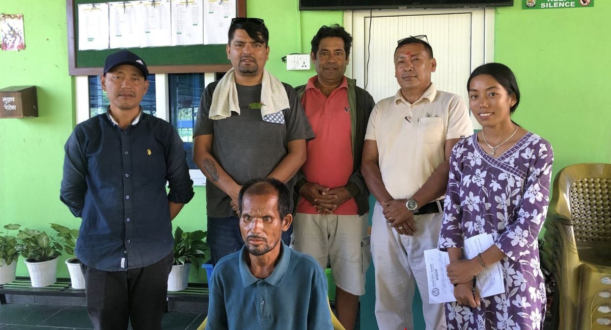 बेबारिसे व्यक्तिलाई उद्धार गरी मानव सेवा आश्रम पुर्याइयो