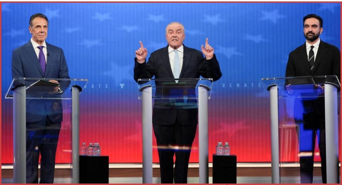 न्युयोर्क मेयरको बहस: माम्दानी र क्यूमो , अपराध र ट्रम्प विवादमा भिडे