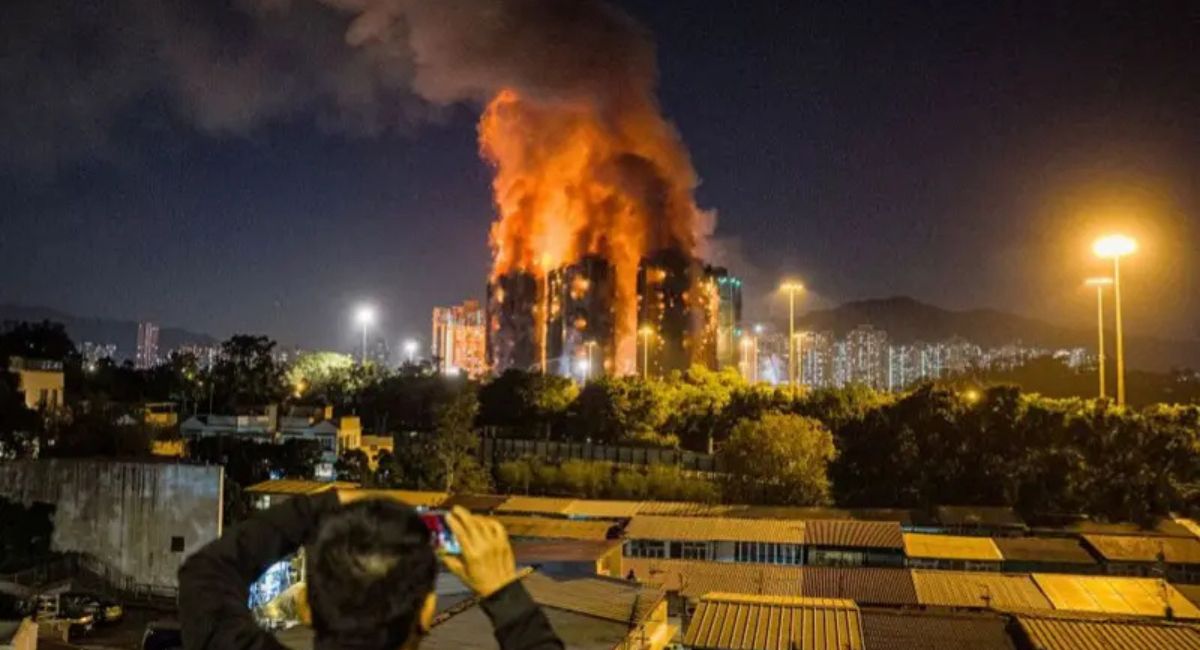 हङकङ आगलागी : मृतकको संख्या ९४ पुग्यो, सयौँ अझै बेपत्ता