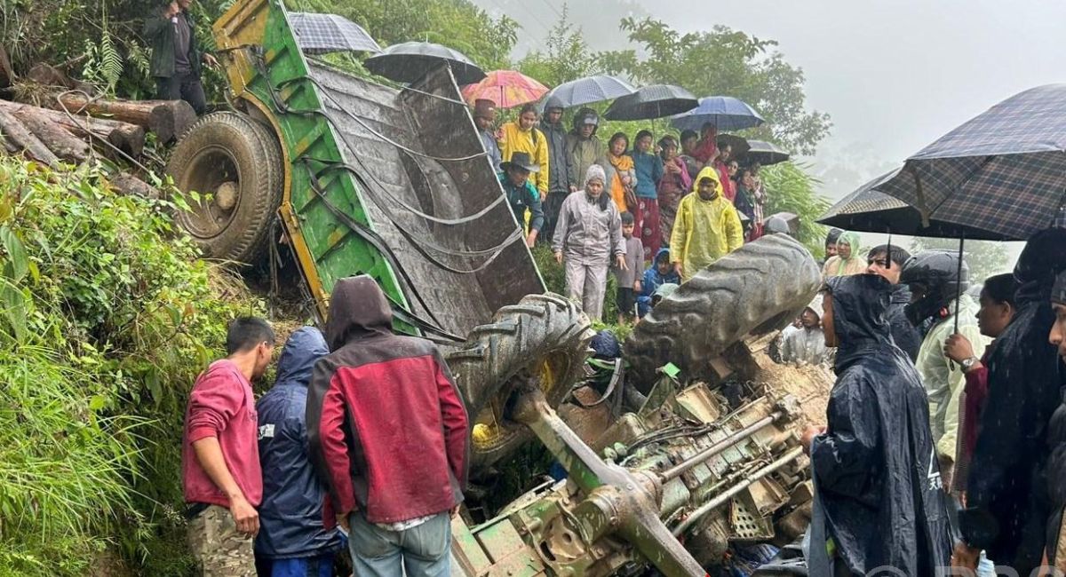 भोजपुरमा ट्याक्टर दुर्घटना, दुईको मृत्यु, चार घाइते