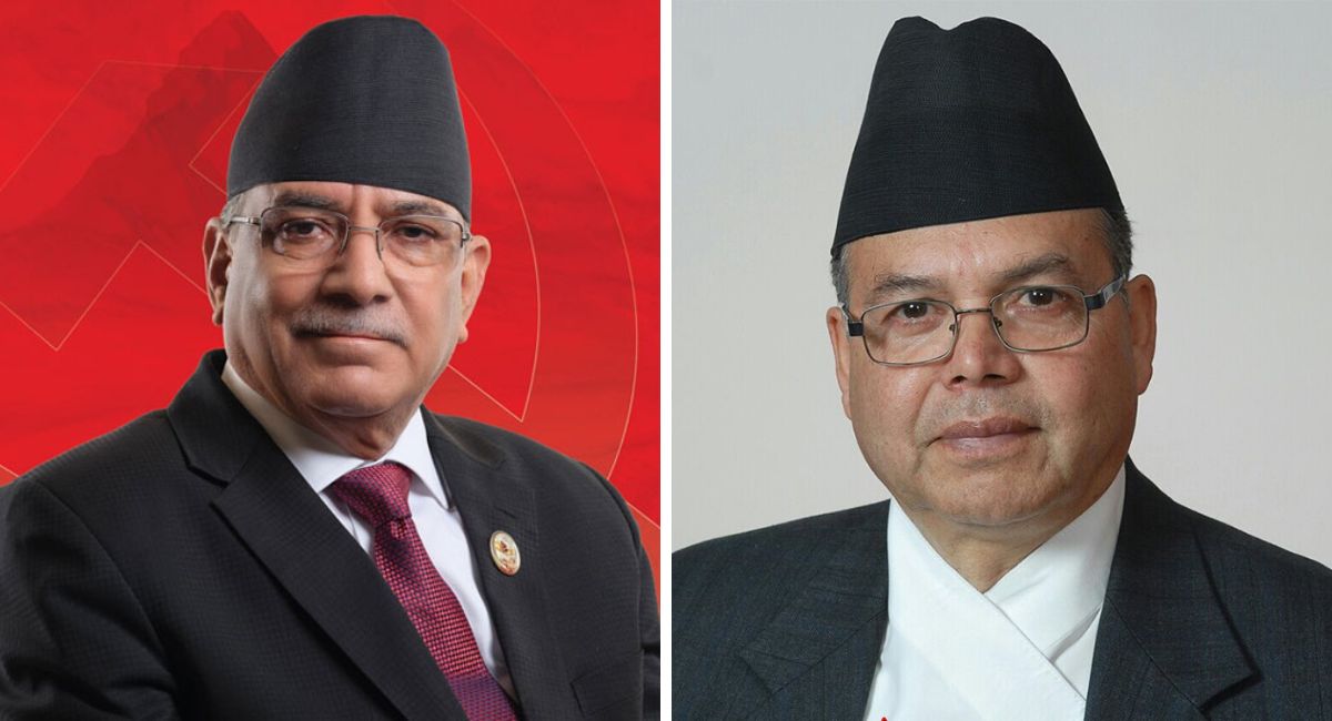 पूर्वप्रधानमन्त्री दाहाल र खनालबीच समसामयिक विषयमा छलफल