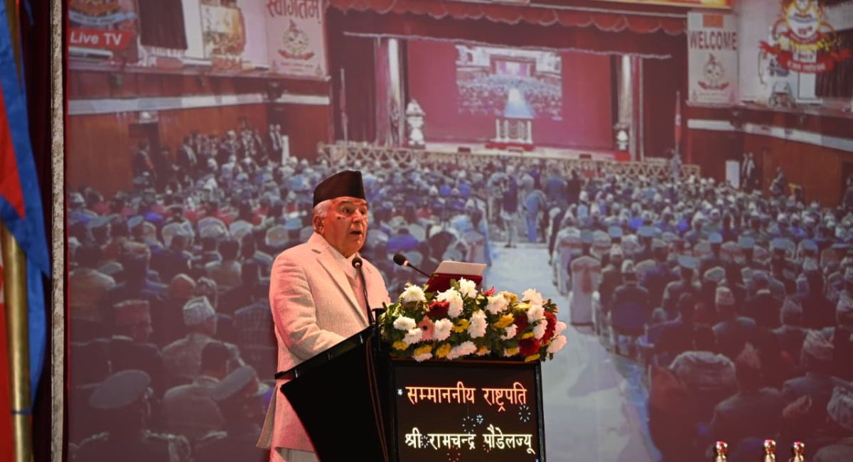 सुरक्षा निकायको धर्म देश र जनताको हित गर्नु हो : राष्ट्रपति पौडेल