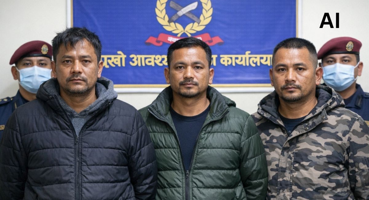 युके पठाइदिने बहानामा १८ लाख ठगी गर्ने तीन जना पक्राउ