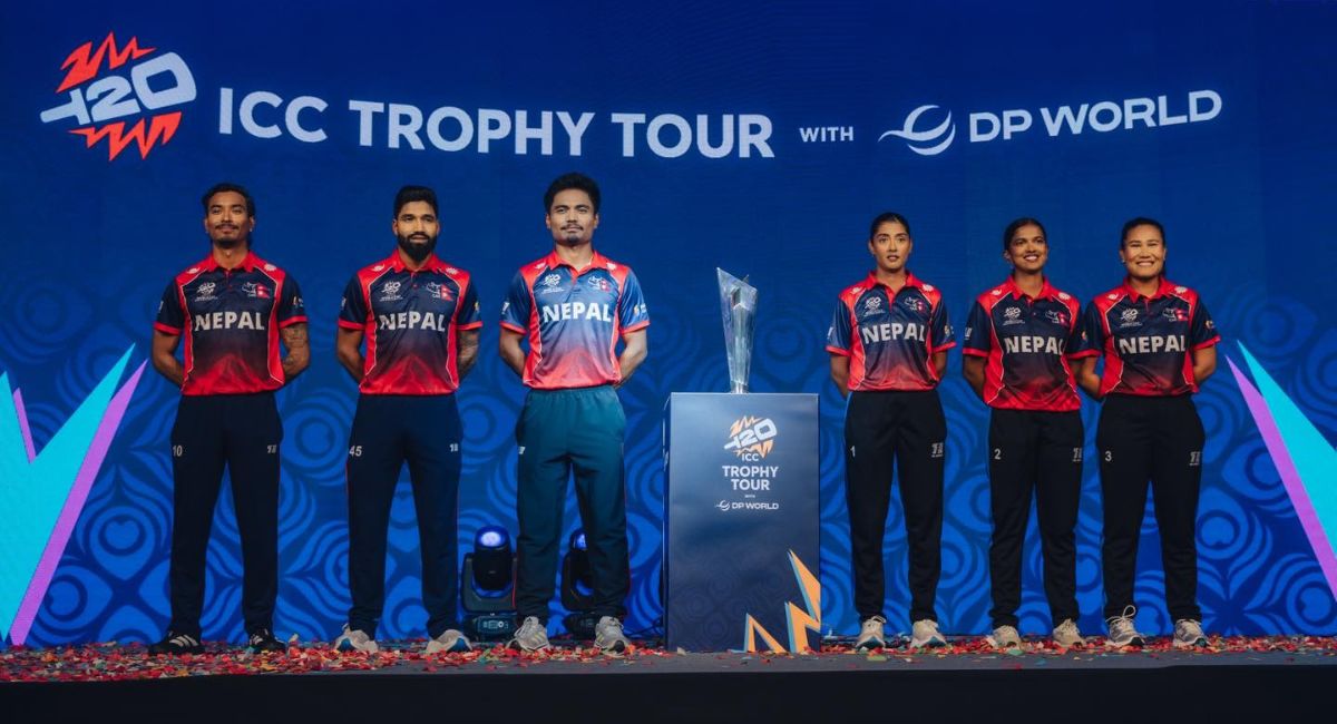 टी–२० विश्वकपका लागि नेपालको नयाँ जर्सी सार्वजनिक