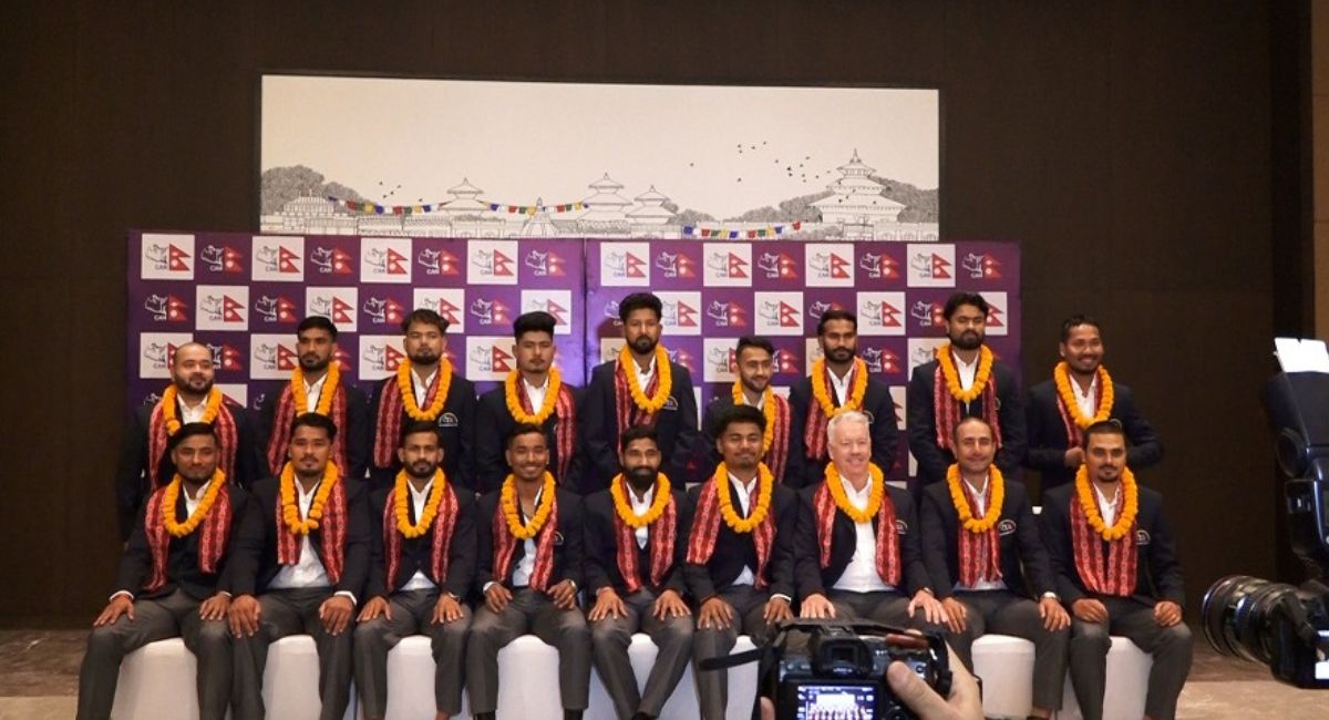 टी-२० विश्वकप खेल्न जाने नेपाली टोलीको बिदाइ