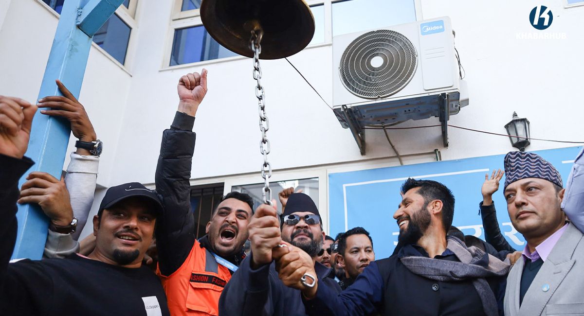 मेयर पद त्यागेर रास्वपा कार्यालय पुगे बालेन, बजाए घण्टी