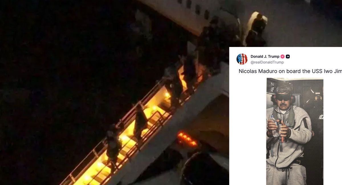 भेनेजुएलाका राष्ट्रपति मादुरोलाई पक्राउ गरी न्युयोर्क ल्याइयो: लागुऔषध र हतियारसम्बन्धी मुद्दा चलाइने