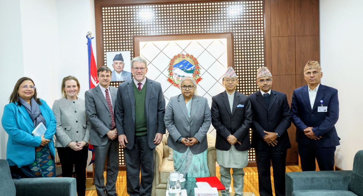 प्रधानमन्त्री सुशीला कार्की र अमेरिकी राजदूत थम्प्सनबीच बिदाइ भेट