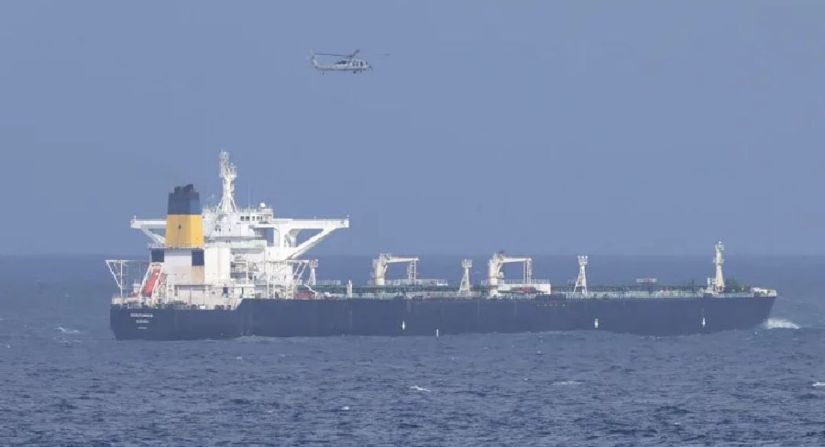 क्यारिबियन सागरमा अमेरिकी सेनाको ‘एक्सन’: प्रतिबन्धित तेल बोक्ने जहाज नियन्त्रणमा