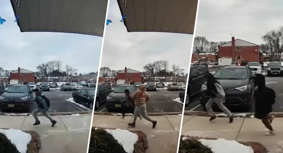 आप्रवासन एजेन्ट देखेपछि स्कुल बस कुरिरहेका विद्यार्थीको भागाभाग