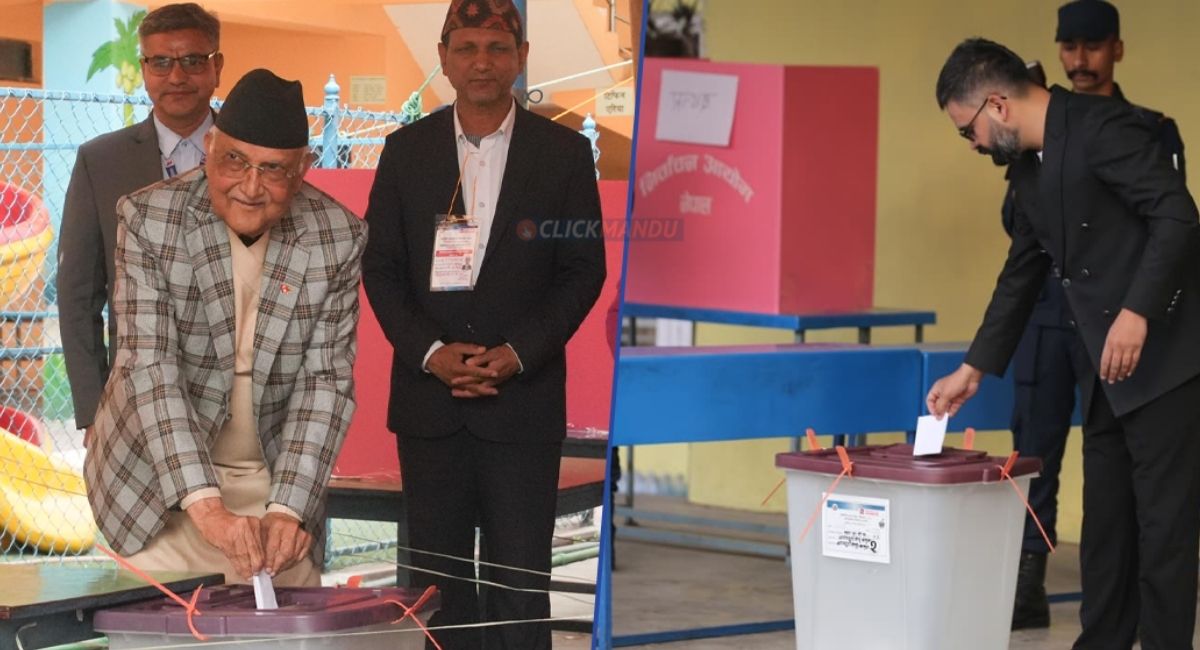 झापा ५ मा बालेनको भारी अग्रता, ओली १० हजार मतले पछि