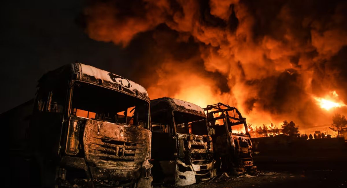 इरानमा इजरायली आक्रमणपछि ‘कालो र अम्लीय’ वर्षाको वितण्डा