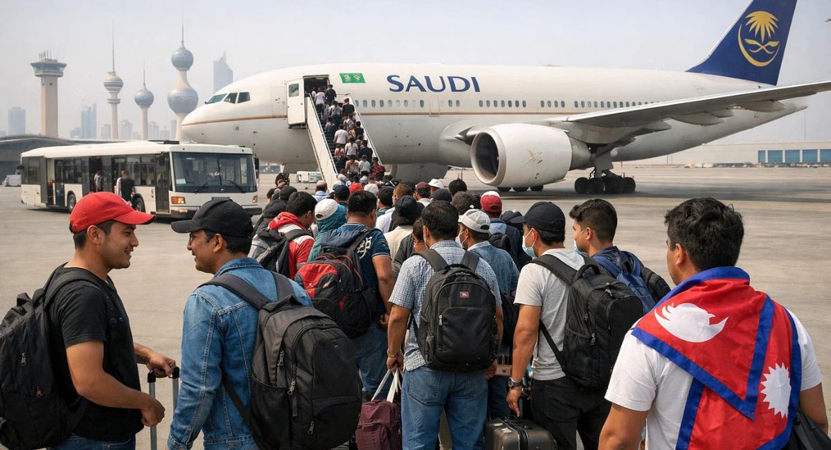 कुवेतका नेपालीलाई साउदी हुँदै स्वदेश फर्किन बाटो खुल्यो