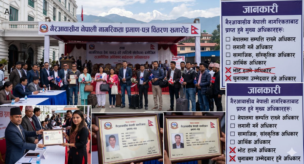 गैरआवासीय नेपालीलाई नागरिकता र भोट हाल्ने अधिकार दिने बालेन सरकारको तयारी