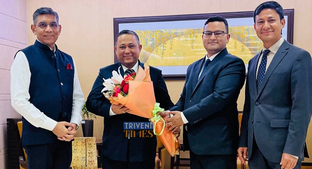 परराष्ट्रमन्त्री शिशिर खनाल नयाँ दिल्ली पुगे