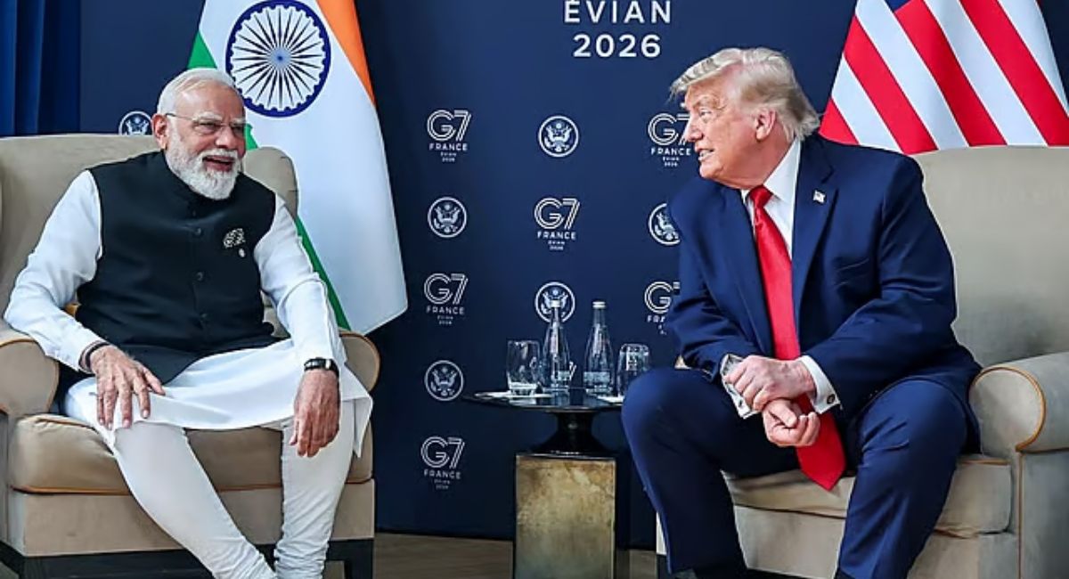 मोदी र ट्रम्पबिच फ्रान्समा भेटवार्ता: व्यापार सम्झौता र रक्षा सहयोगमा जोड