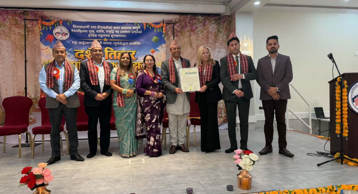 टाउन अफ ओएस्टर बेद्वारा अक्टोबर १९ लाई ‘दिवाकर पाण्डे दिवस’ घोषणा